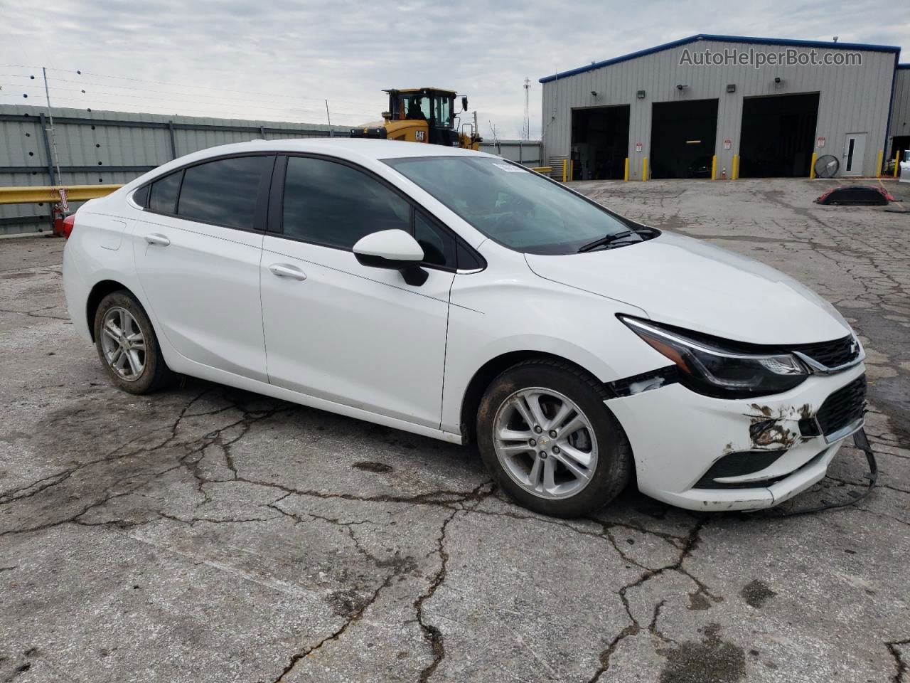 2018 Chevrolet Cruze Lt White vin: 1G1BE5SM7J7193563