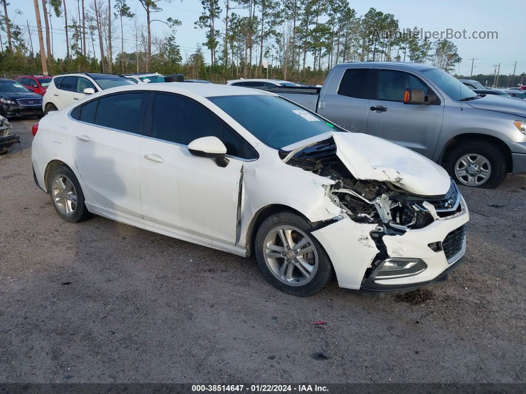 2018 Chevrolet Cruze Lt Auto White vin: 1G1BE5SM7J7203055