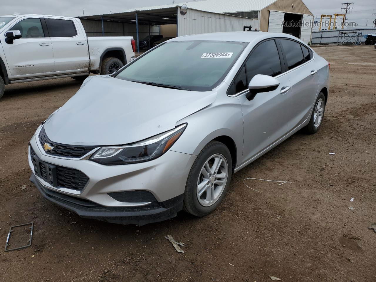 2018 Chevrolet Cruze Lt Silver vin: 1G1BE5SM7J7219806