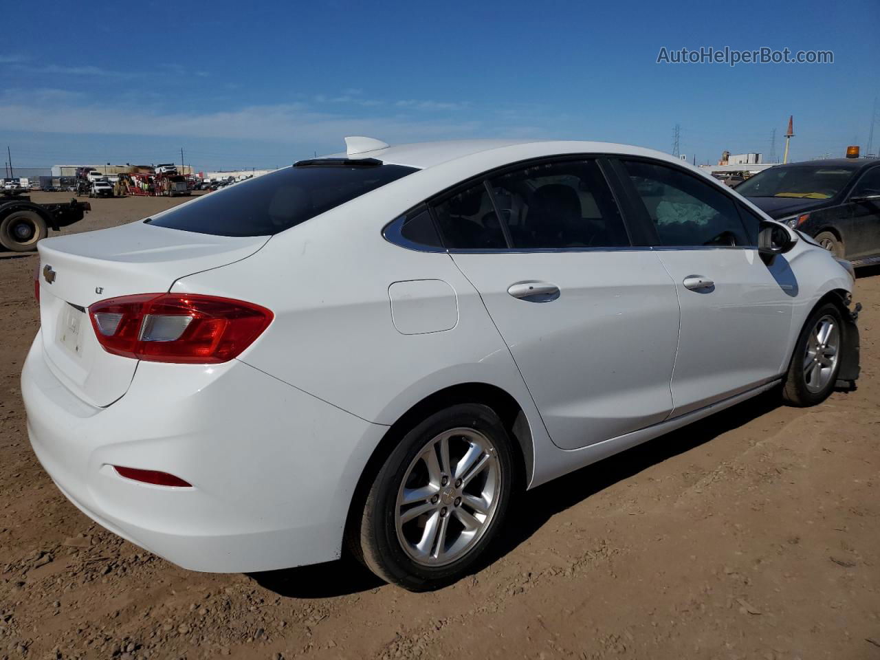 2016 Chevrolet Cruze Lt White vin: 1G1BE5SM8G7257814