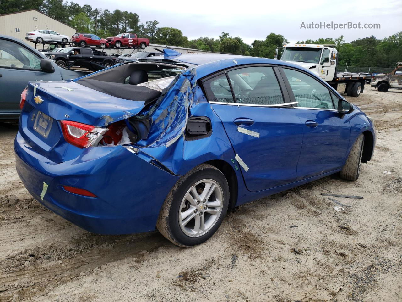 2016 Chevrolet Cruze Lt Blue vin: 1G1BE5SM8G7262298