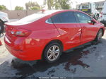 2016 Chevrolet Cruze Lt Auto Red vin: 1G1BE5SM8G7263712