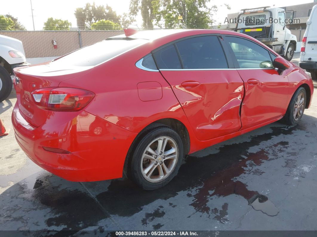 2016 Chevrolet Cruze Lt Auto Red vin: 1G1BE5SM8G7263712