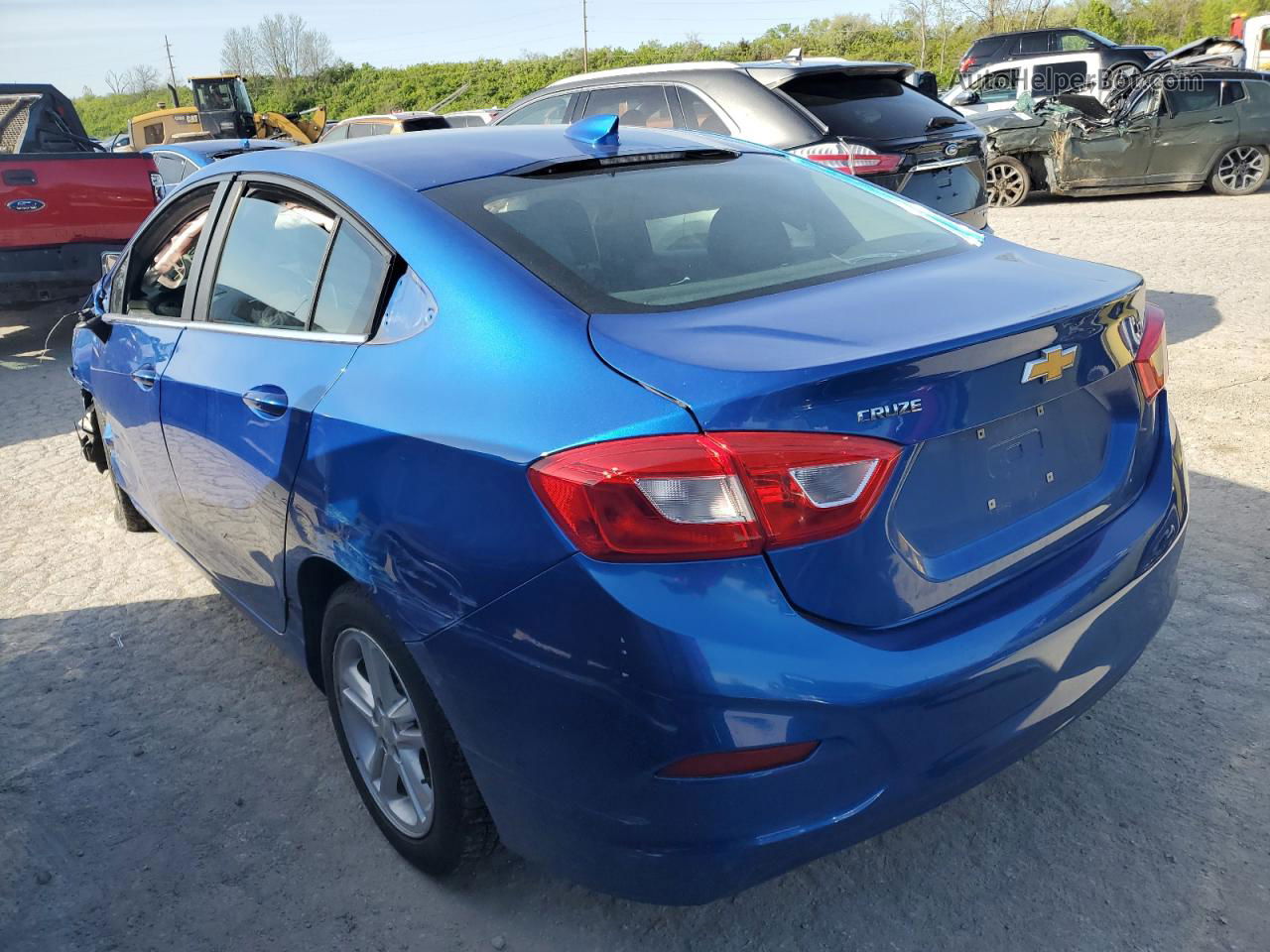 2016 Chevrolet Cruze Lt Blue vin: 1G1BE5SM8G7270658