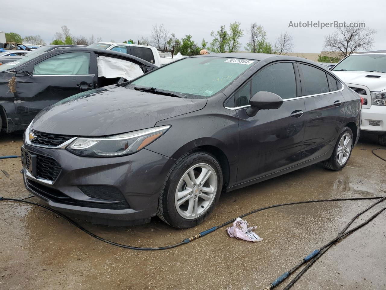 2016 Chevrolet Cruze Lt Charcoal vin: 1G1BE5SM8G7272457