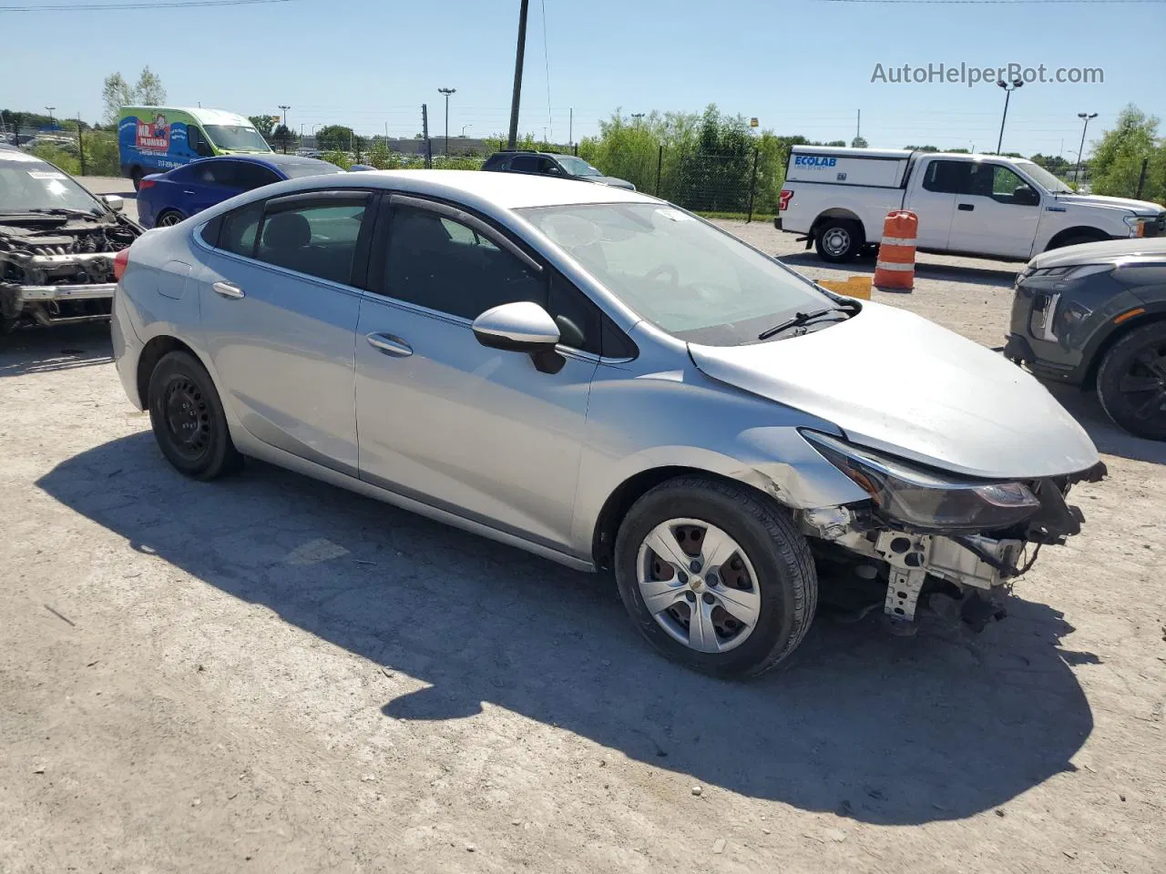 2016 Chevrolet Cruze Lt Silver vin: 1G1BE5SM8G7274273