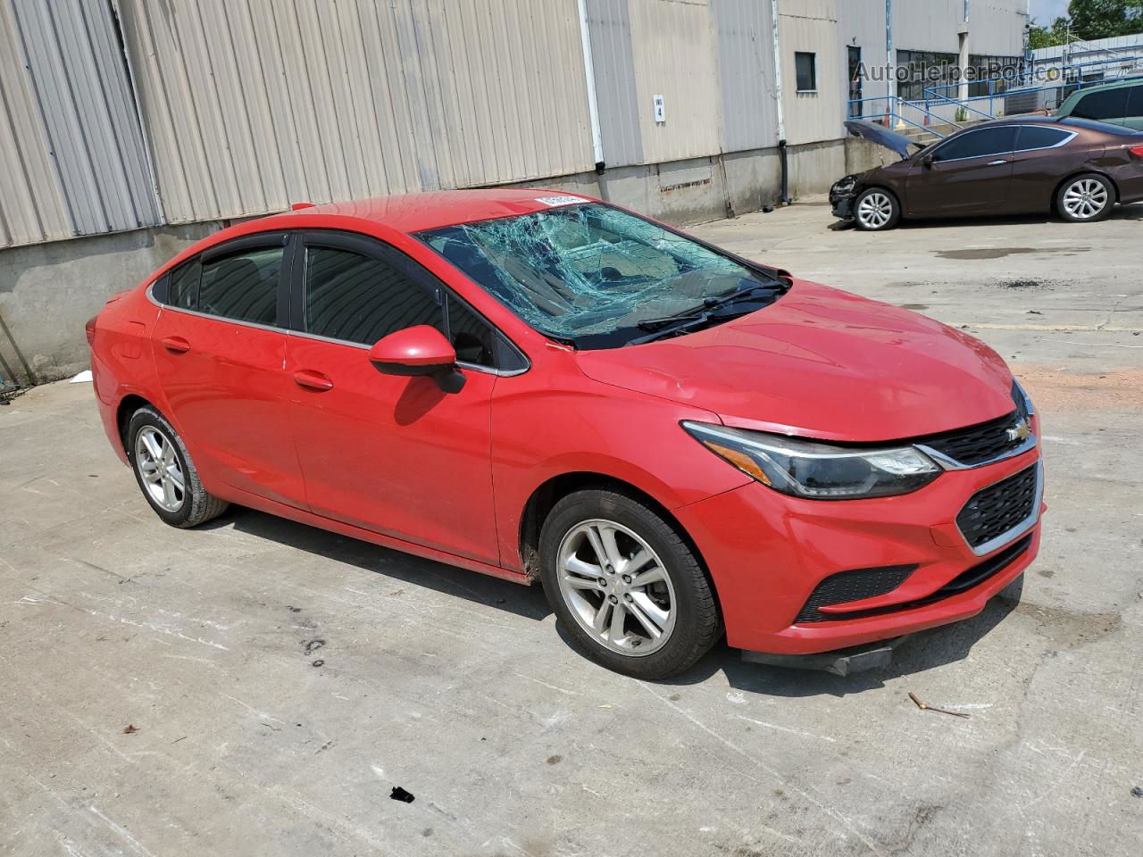 2016 Chevrolet Cruze Lt Red vin: 1G1BE5SM8G7287007