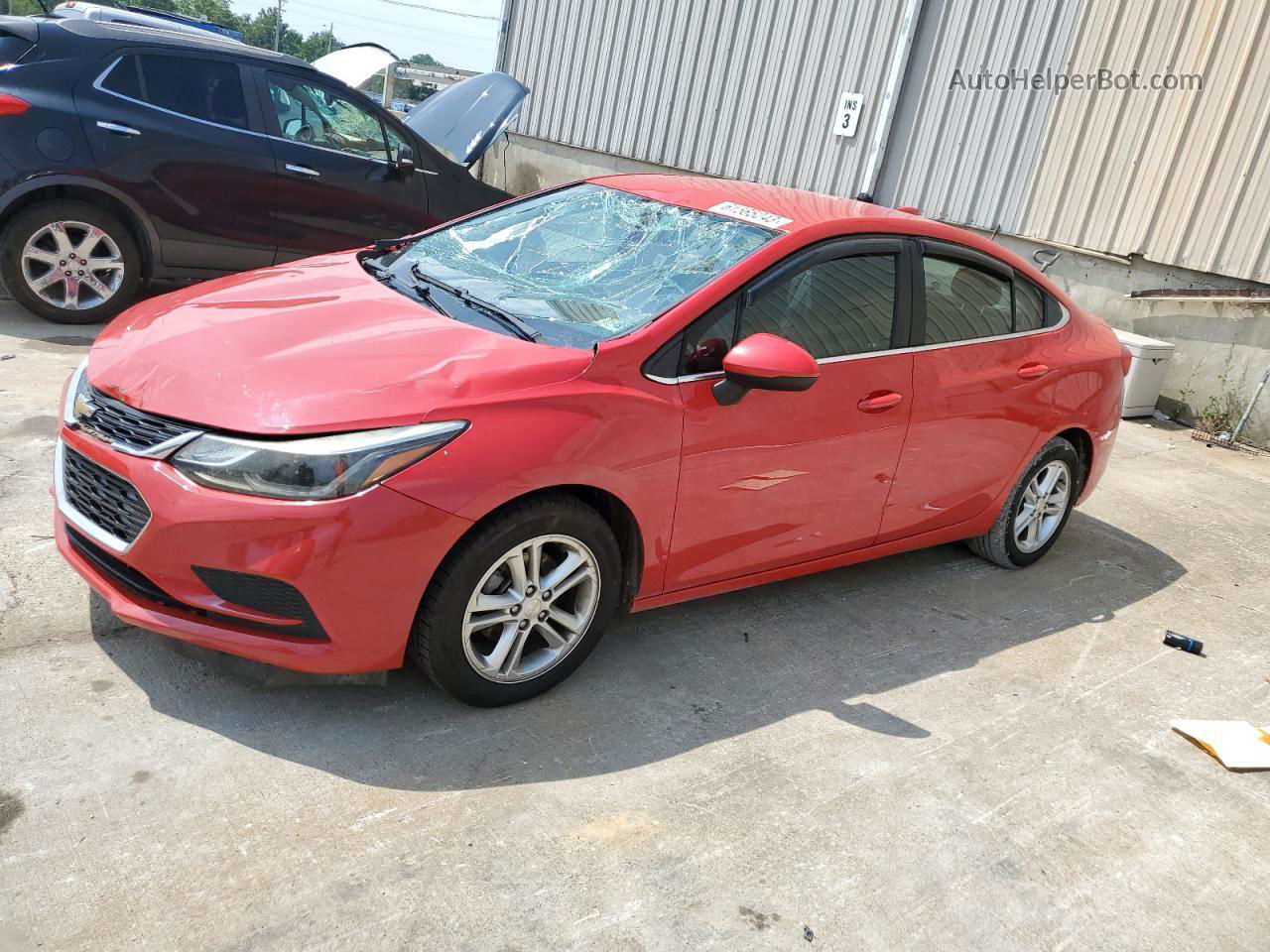 2016 Chevrolet Cruze Lt Red vin: 1G1BE5SM8G7287007