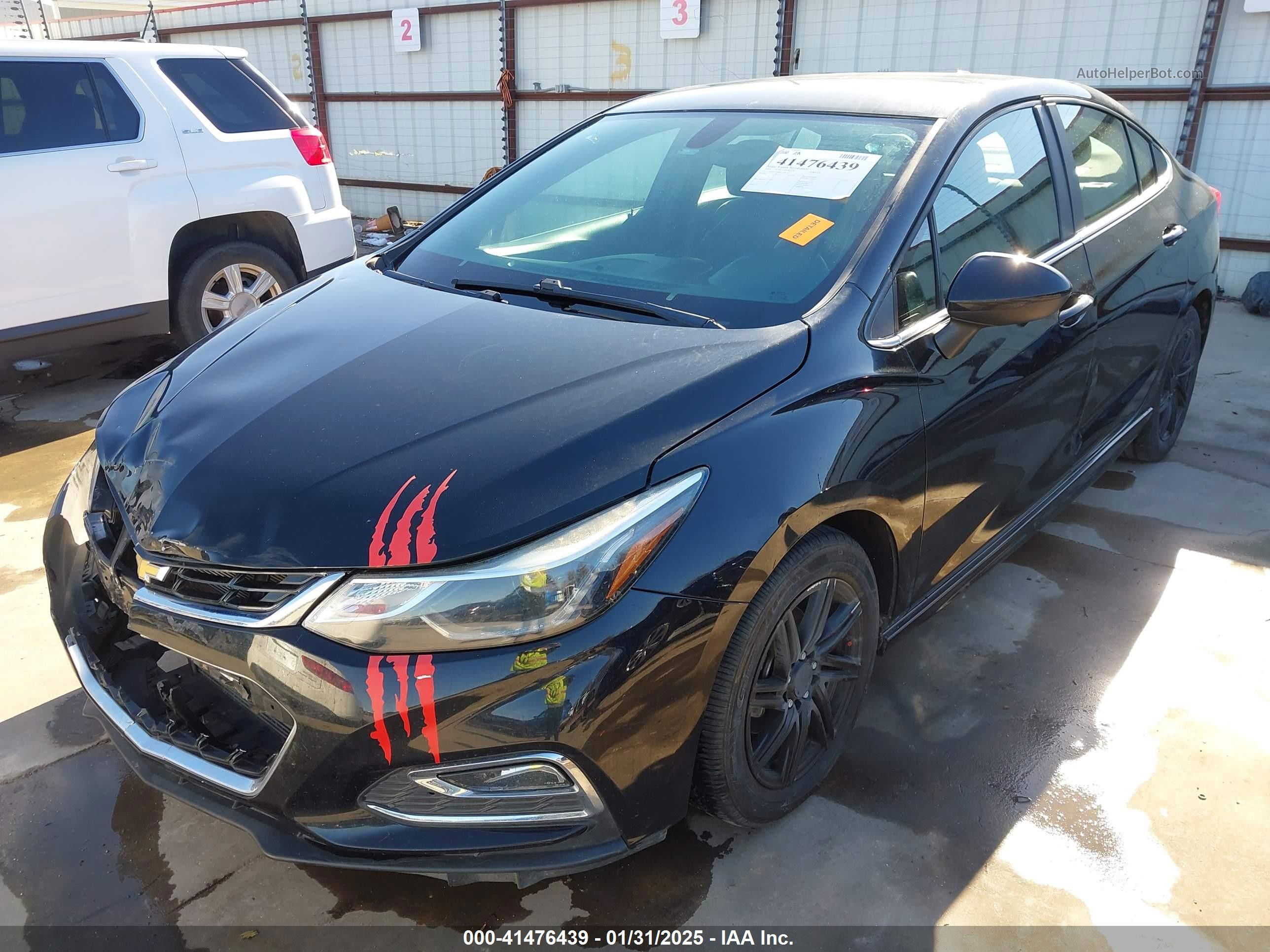 2016 Chevrolet Cruze Lt Auto Black vin: 1G1BE5SM8G7287511