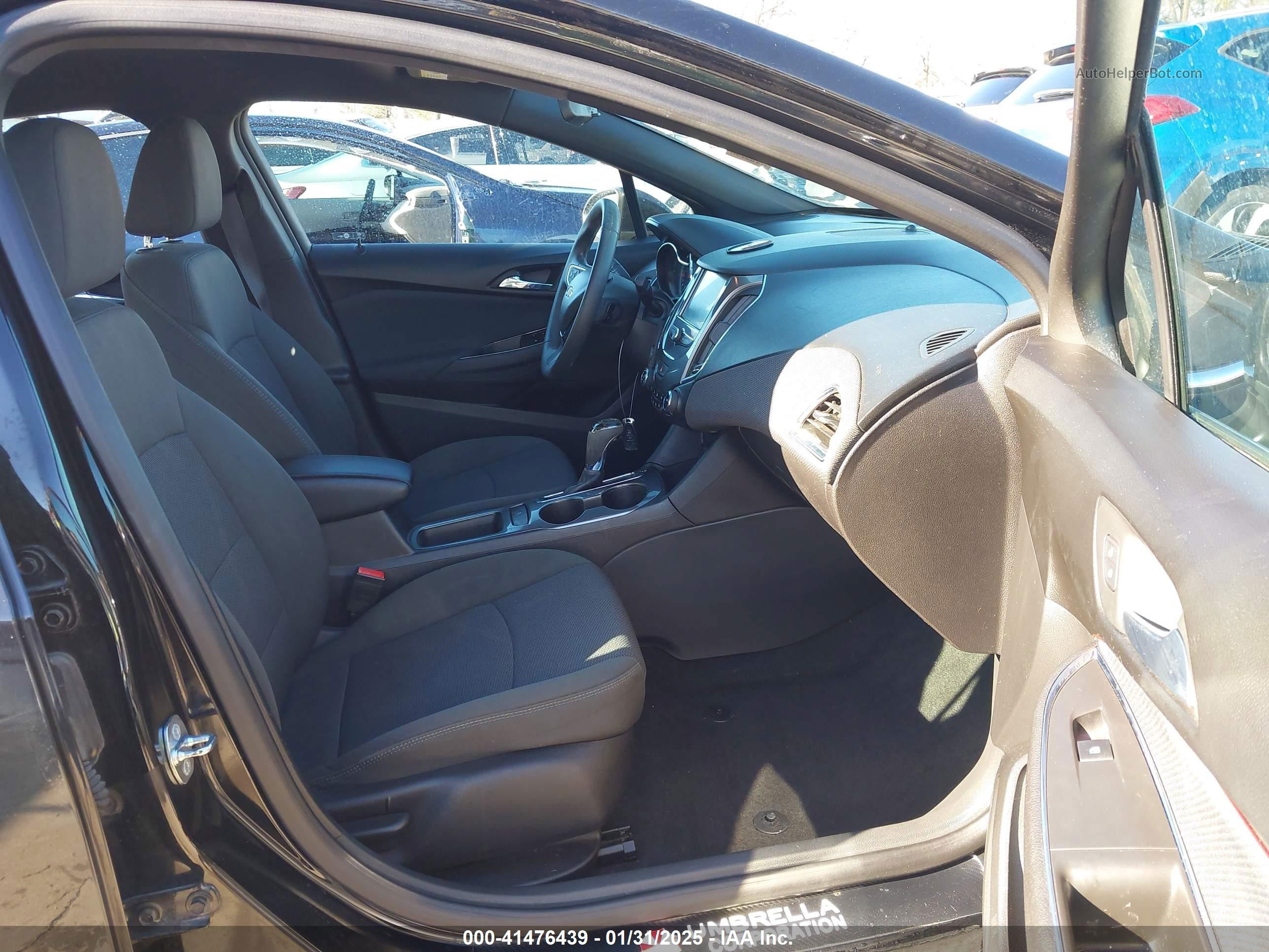 2016 Chevrolet Cruze Lt Auto Black vin: 1G1BE5SM8G7287511