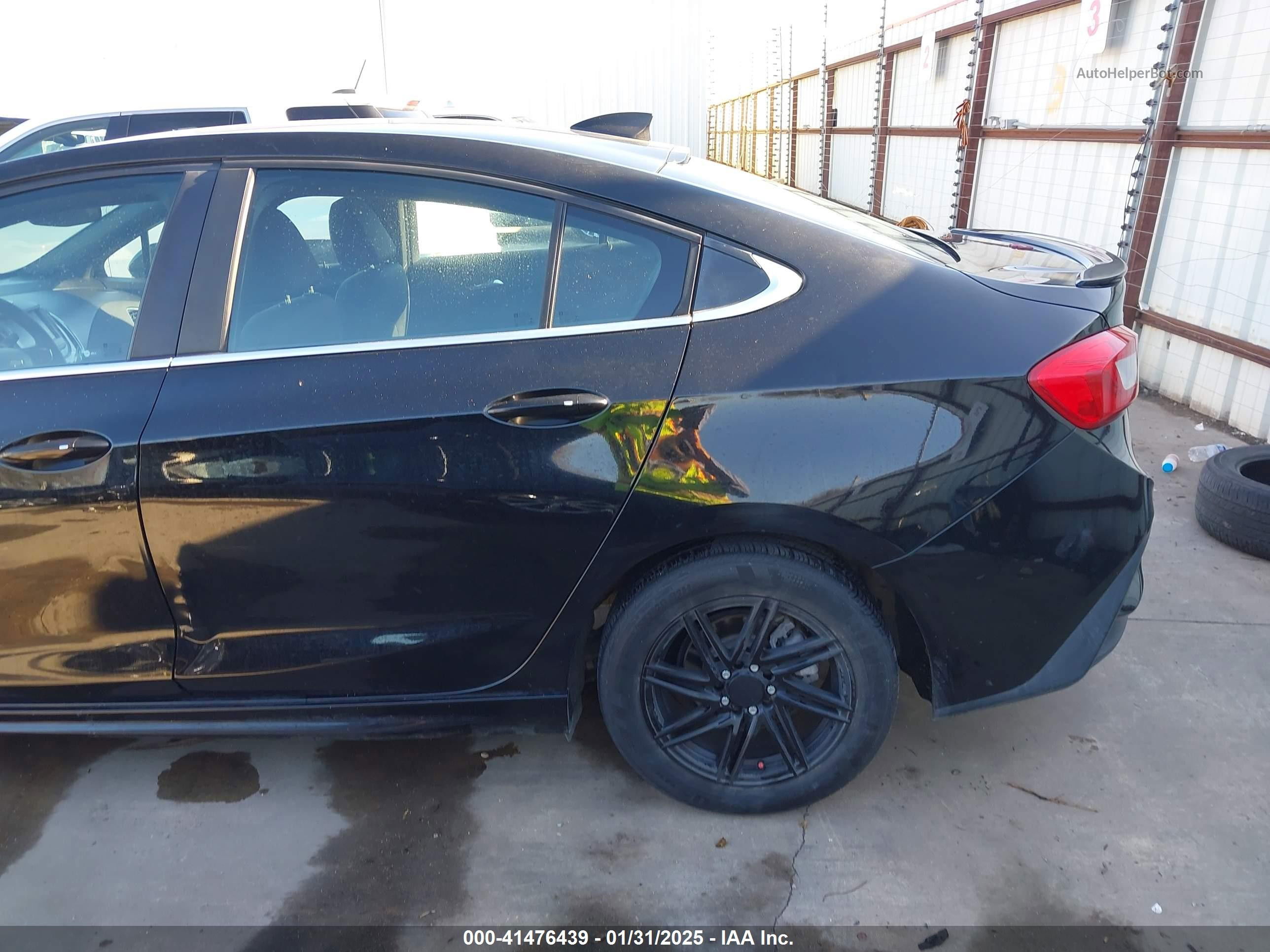 2016 Chevrolet Cruze Lt Auto Black vin: 1G1BE5SM8G7287511