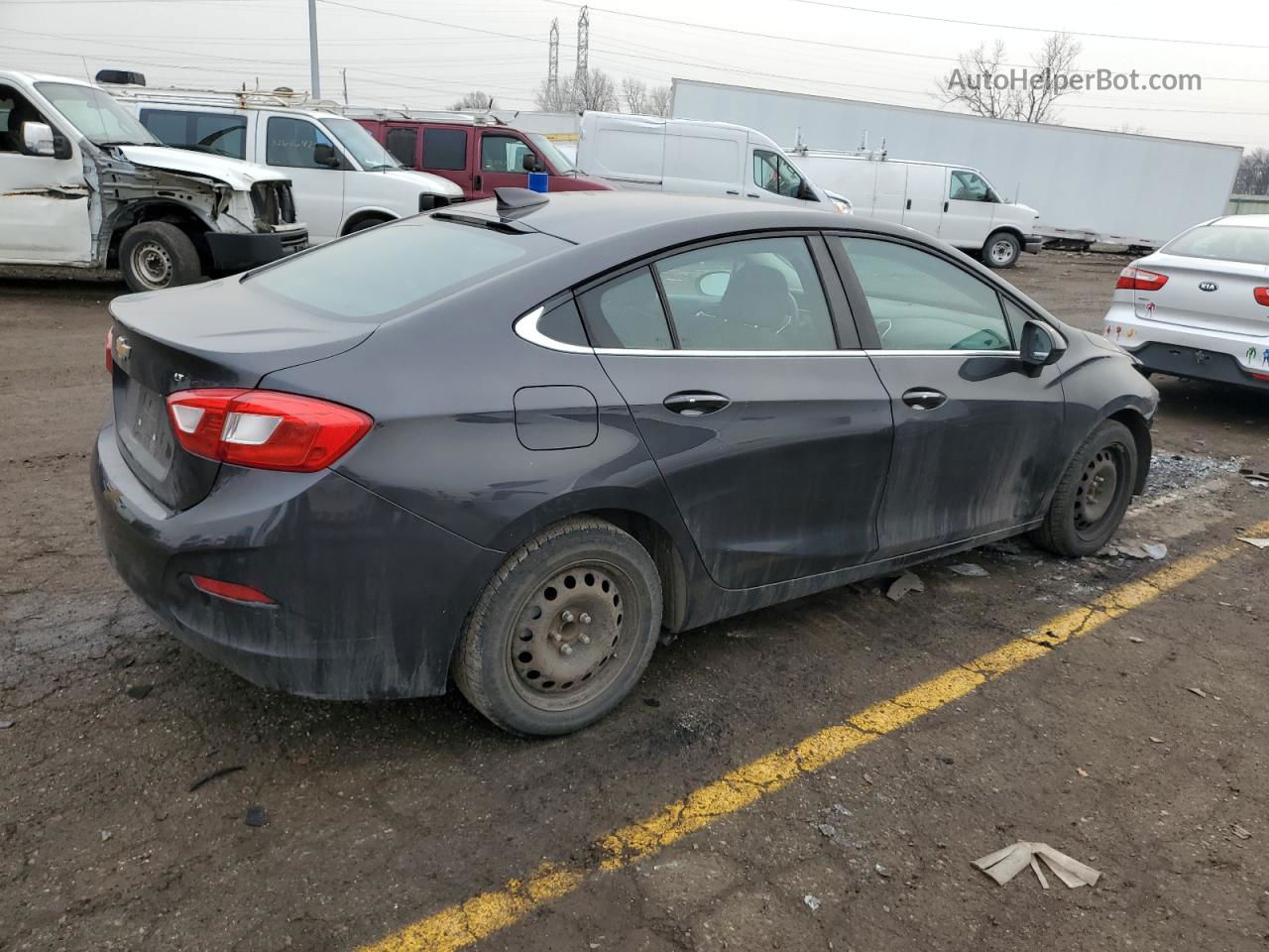 2016 Chevrolet Cruze Lt Charcoal vin: 1G1BE5SM8G7294264