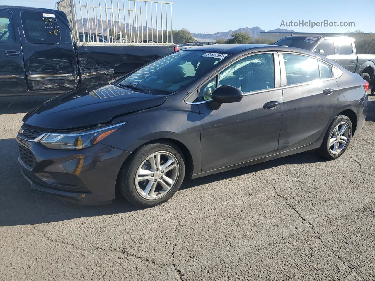 2016 Chevrolet Cruze Lt Gray vin: 1G1BE5SM8G7308681