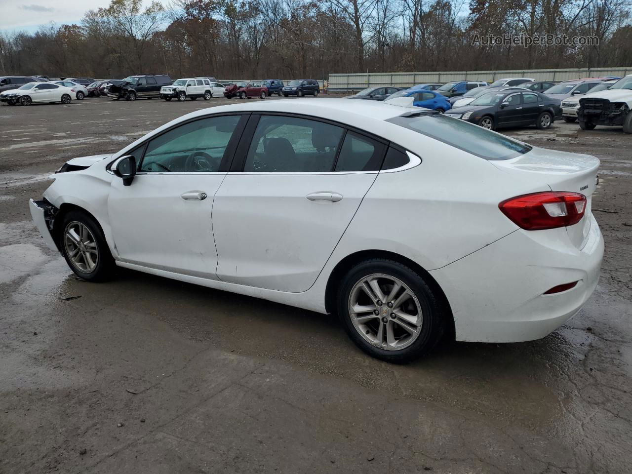 2017 Chevrolet Cruze Lt White vin: 1G1BE5SM8H7103136