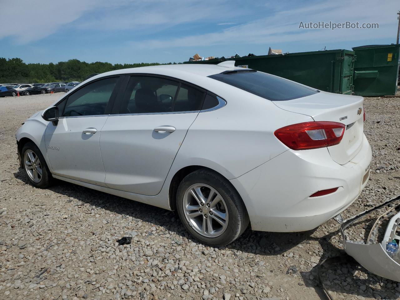 2017 Chevrolet Cruze Lt White vin: 1G1BE5SM8H7108479