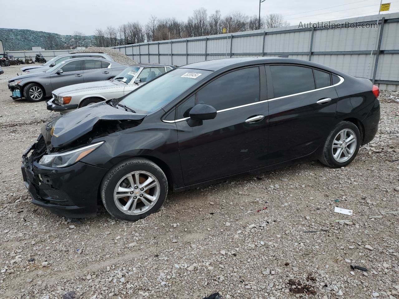 2017 Chevrolet Cruze Lt Черный vin: 1G1BE5SM8H7115044