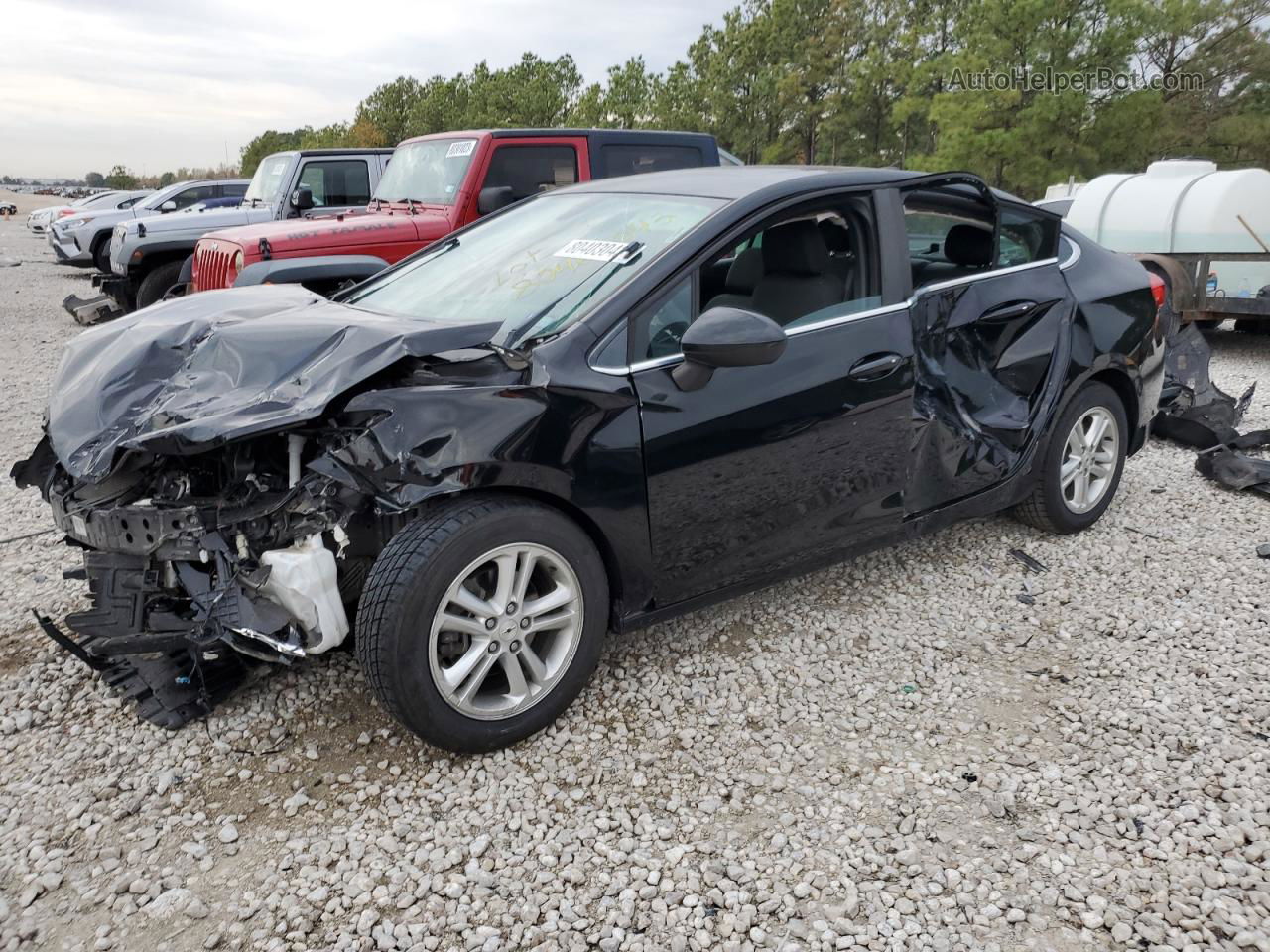 2017 Chevrolet Cruze Lt Black vin: 1G1BE5SM8H7121247