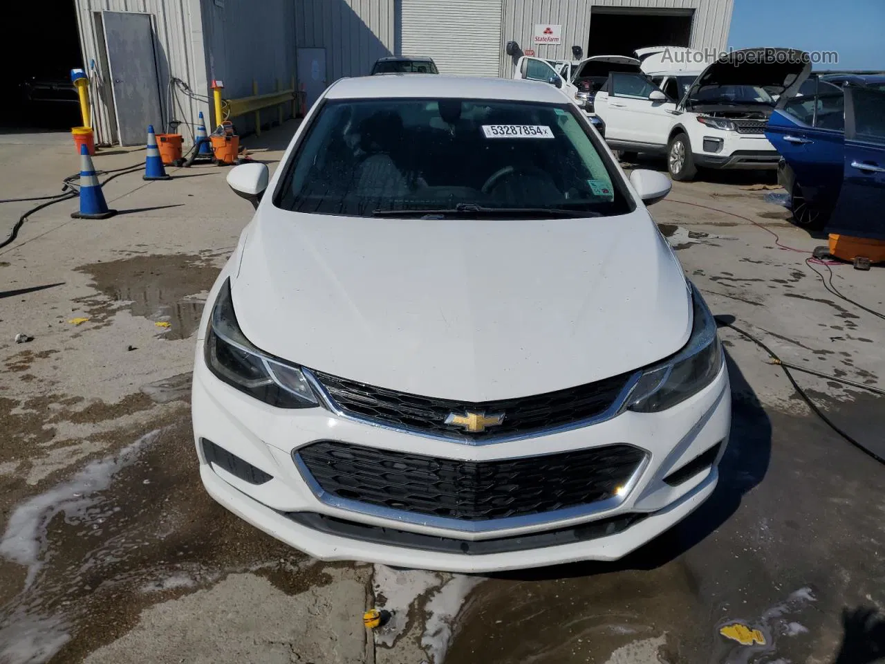 2017 Chevrolet Cruze Lt Белый vin: 1G1BE5SM8H7137724