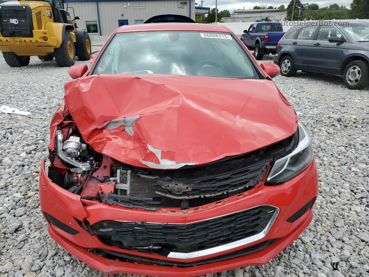 2017 Chevrolet Cruze Lt Red vin: 1G1BE5SM8H7142244