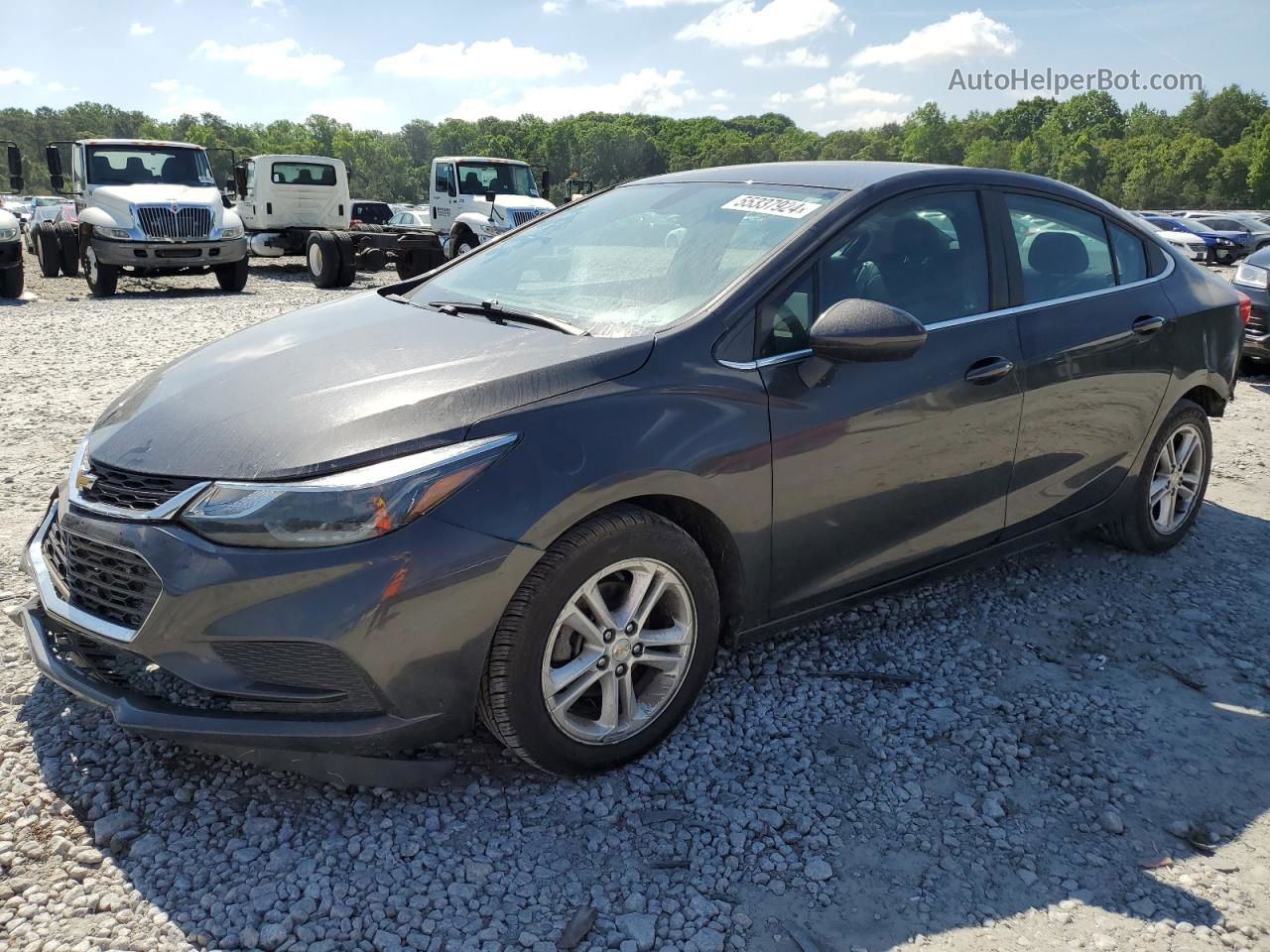 2017 Chevrolet Cruze Lt Black vin: 1G1BE5SM8H7191623