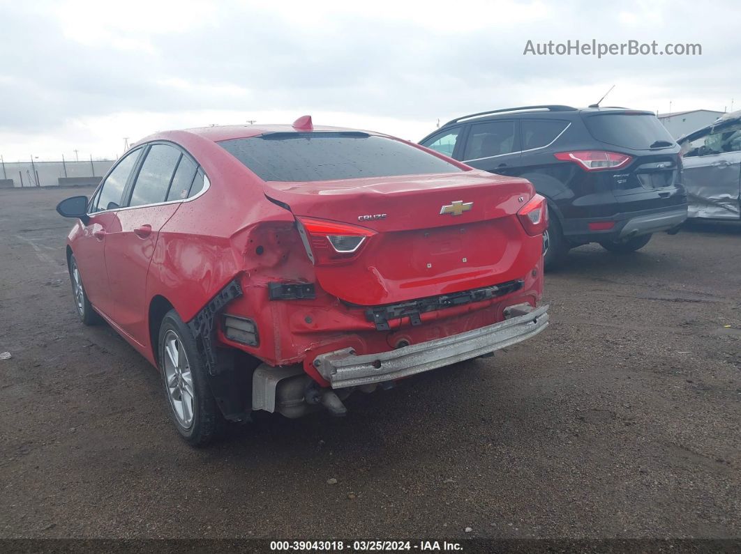 2017 Chevrolet Cruze Lt Auto Red vin: 1G1BE5SM8H7233496