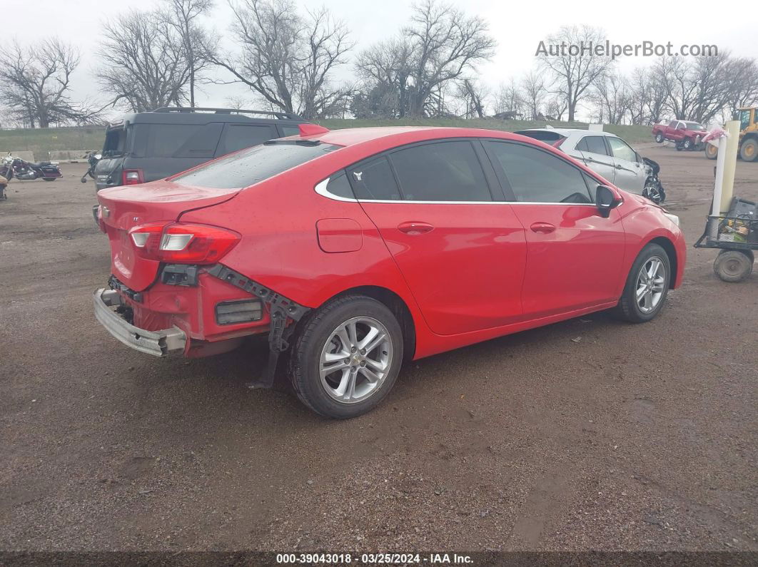 2017 Chevrolet Cruze Lt Auto Red vin: 1G1BE5SM8H7233496