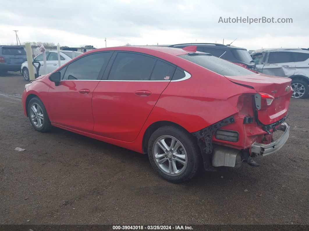 2017 Chevrolet Cruze Lt Auto Red vin: 1G1BE5SM8H7233496