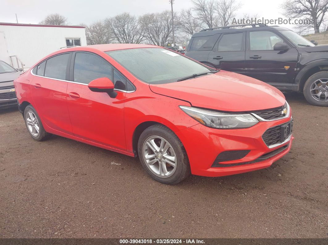 2017 Chevrolet Cruze Lt Auto Red vin: 1G1BE5SM8H7233496