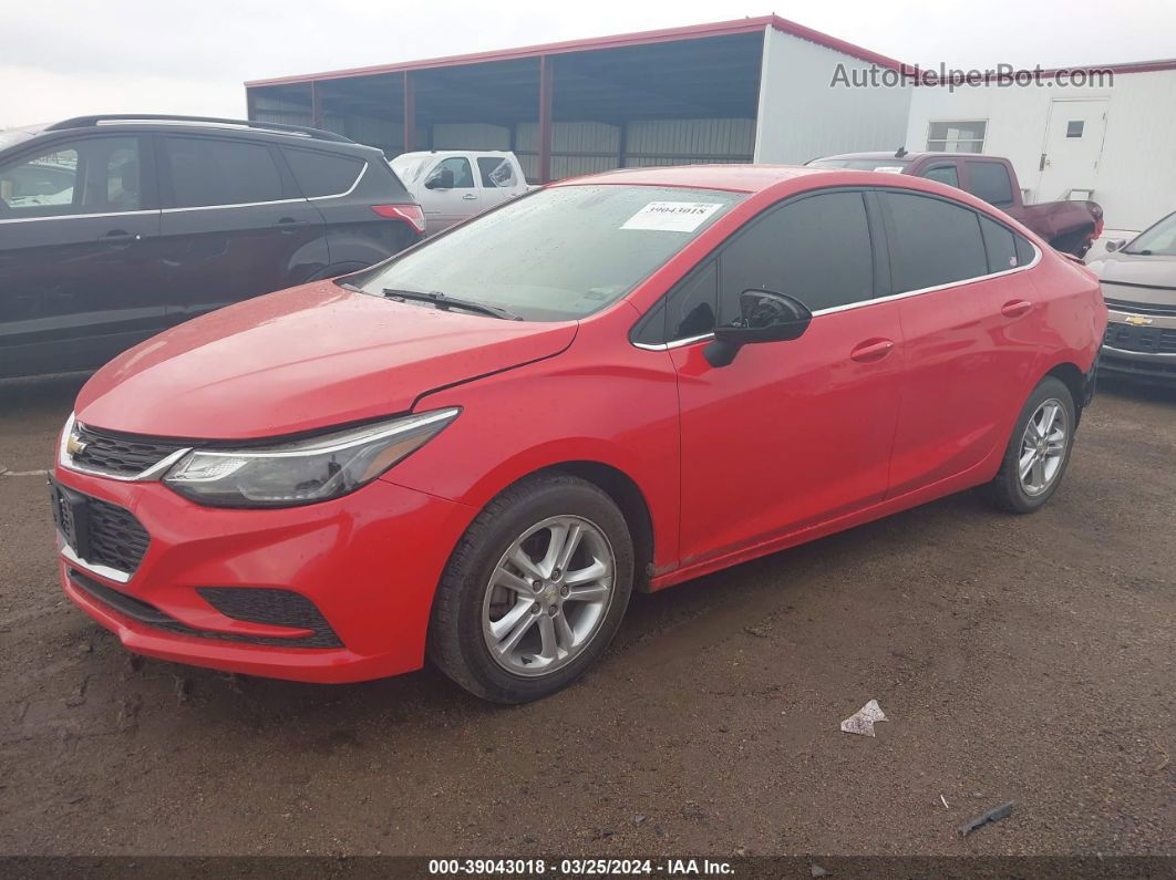 2017 Chevrolet Cruze Lt Auto Red vin: 1G1BE5SM8H7233496