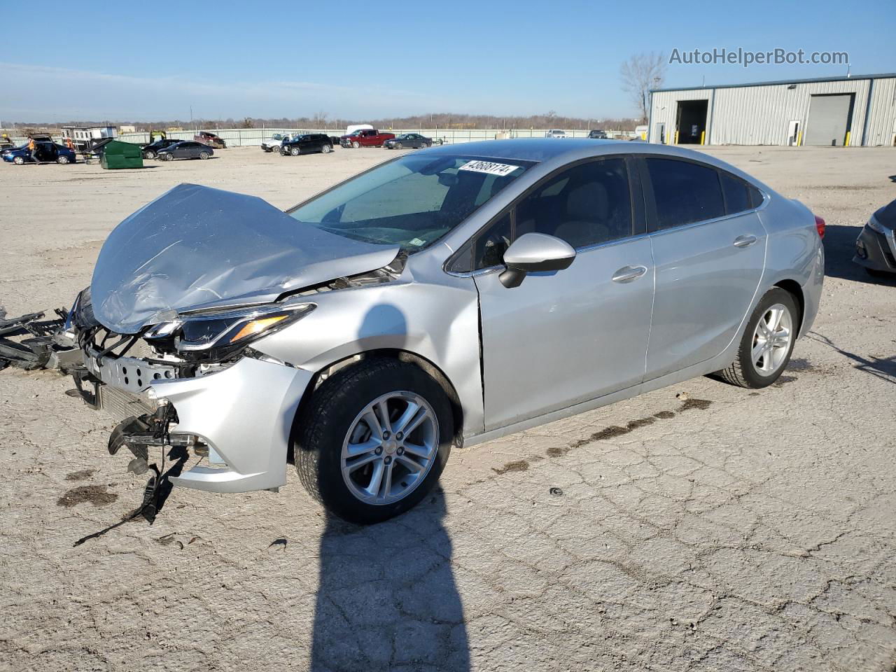 2017 Chevrolet Cruze Lt Silver vin: 1G1BE5SM8H7235930