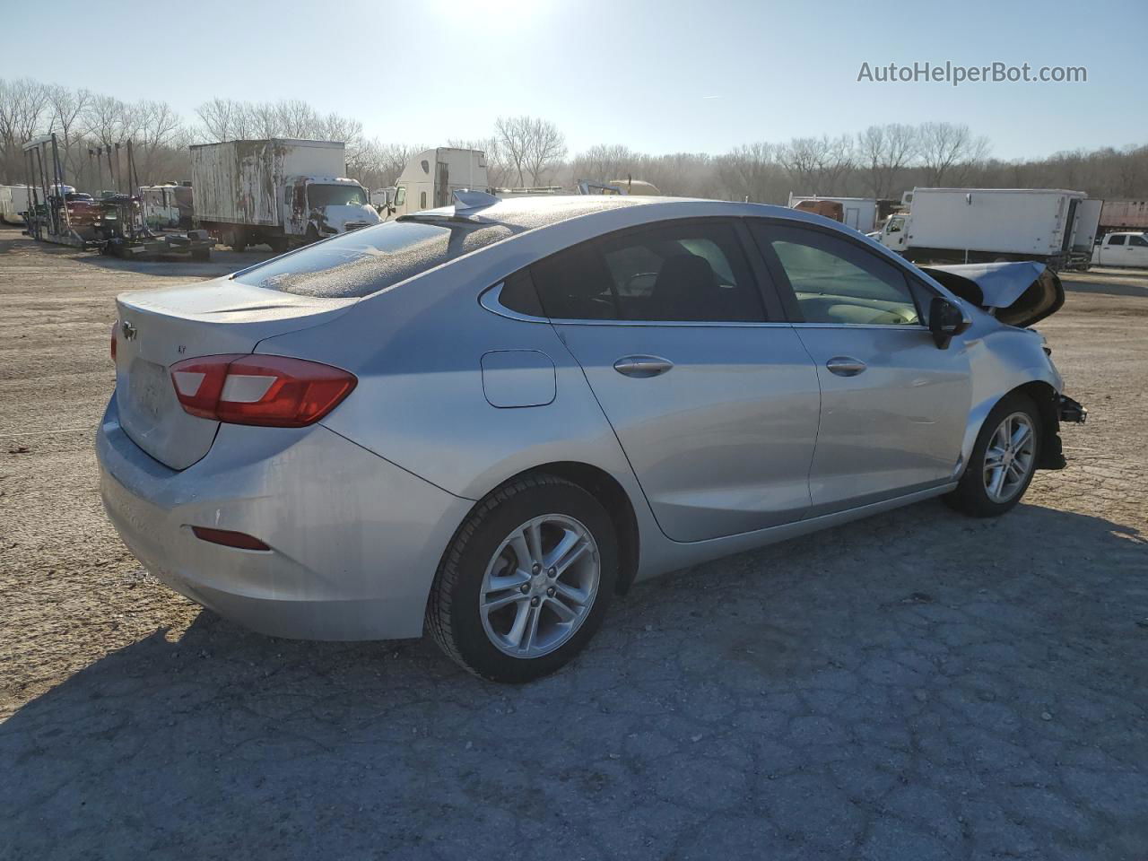 2017 Chevrolet Cruze Lt Silver vin: 1G1BE5SM8H7235930