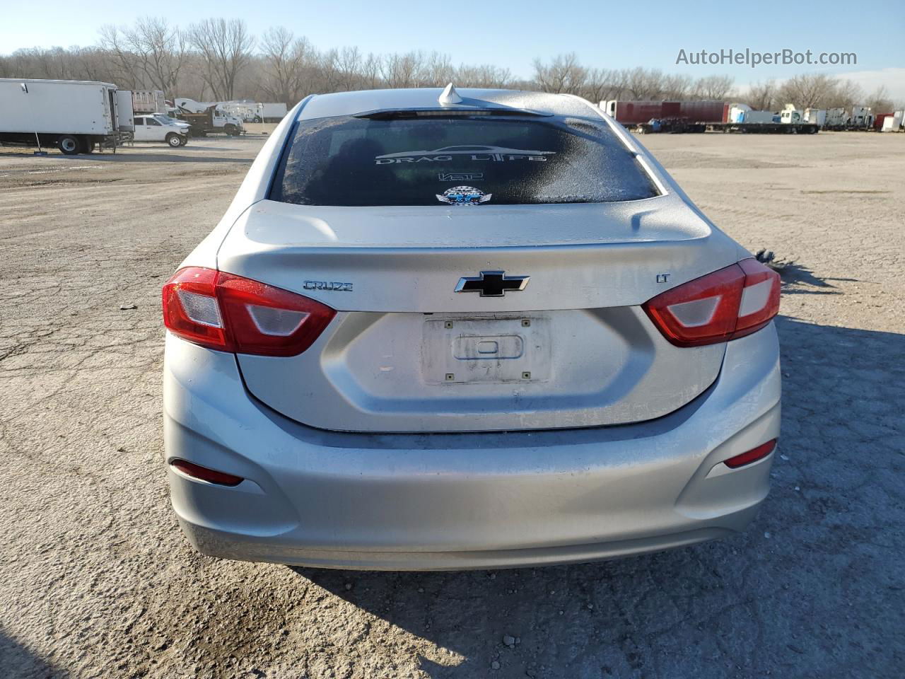 2017 Chevrolet Cruze Lt Silver vin: 1G1BE5SM8H7235930