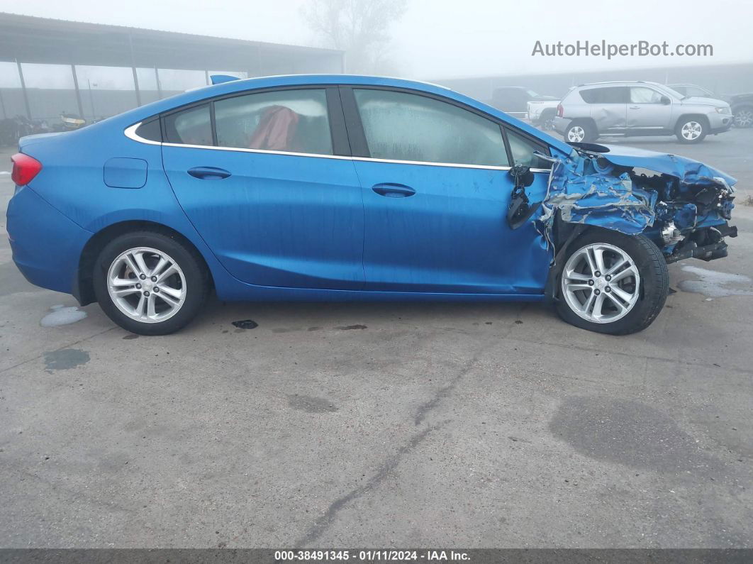 2017 Chevrolet Cruze Lt Auto Blue vin: 1G1BE5SM8H7244577