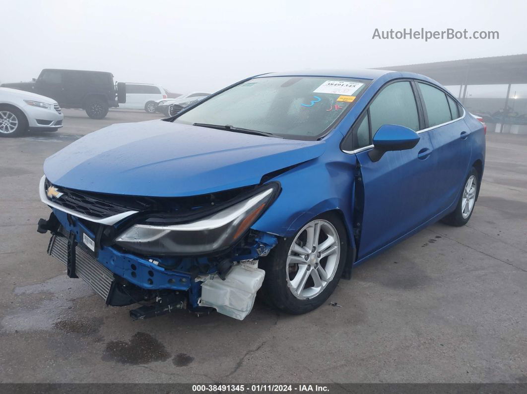 2017 Chevrolet Cruze Lt Auto Blue vin: 1G1BE5SM8H7244577