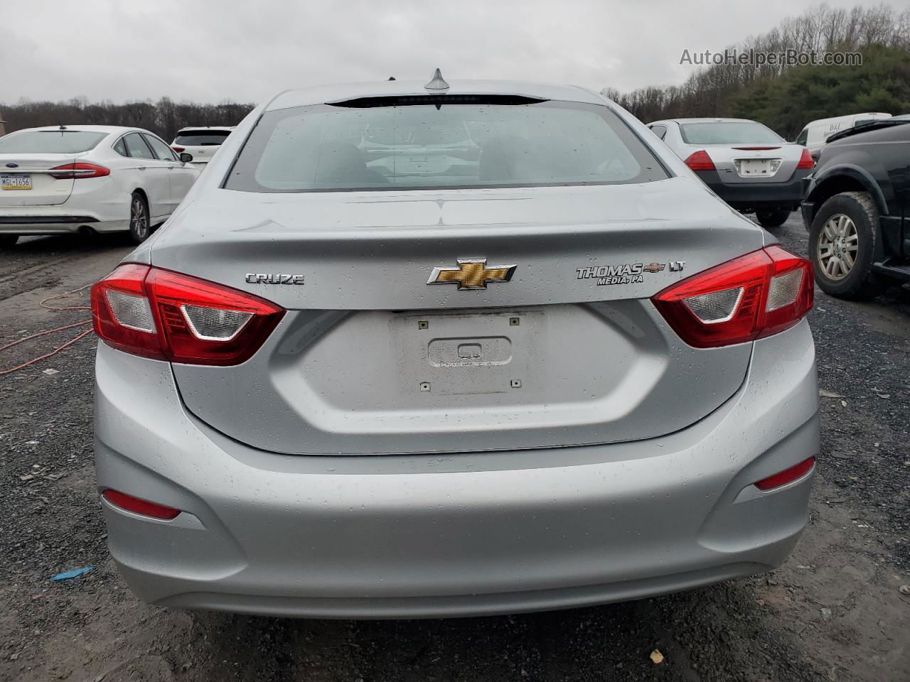 2017 Chevrolet Cruze Lt Серебряный vin: 1G1BE5SM8H7264182