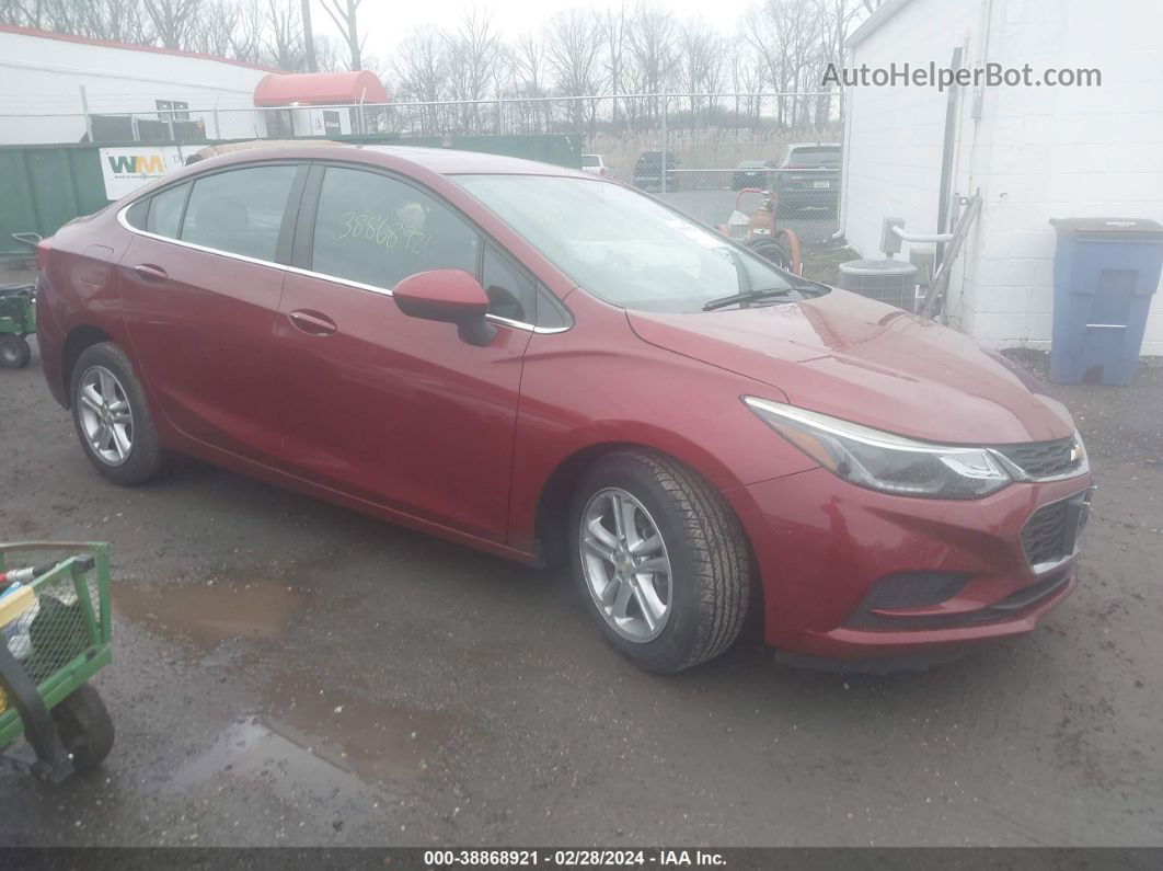 2018 Chevrolet Cruze Lt Auto Red vin: 1G1BE5SM8J7109525