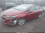 2018 Chevrolet Cruze Lt Auto Red vin: 1G1BE5SM8J7109525