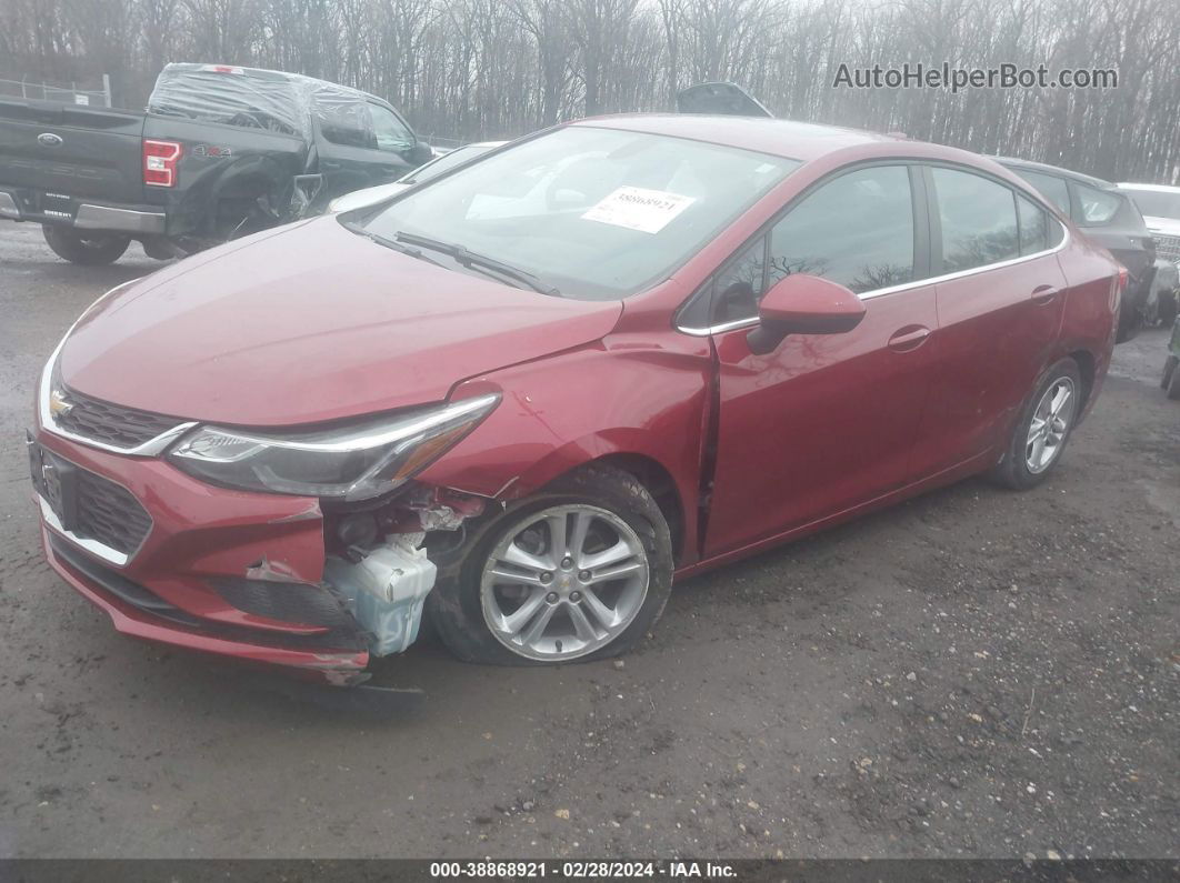 2018 Chevrolet Cruze Lt Auto Red vin: 1G1BE5SM8J7109525