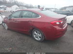 2018 Chevrolet Cruze Lt Auto Red vin: 1G1BE5SM8J7109525