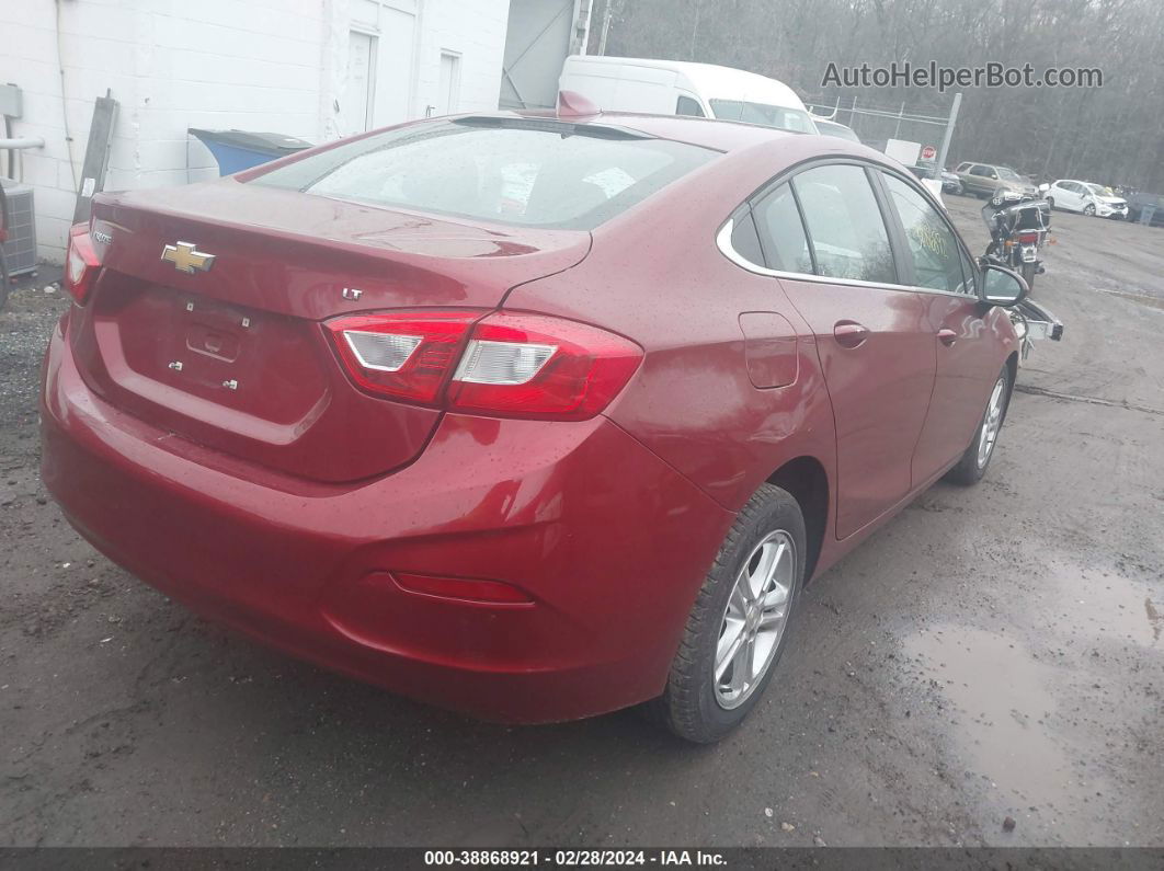 2018 Chevrolet Cruze Lt Auto Red vin: 1G1BE5SM8J7109525