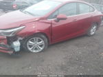 2018 Chevrolet Cruze Lt Auto Red vin: 1G1BE5SM8J7109525