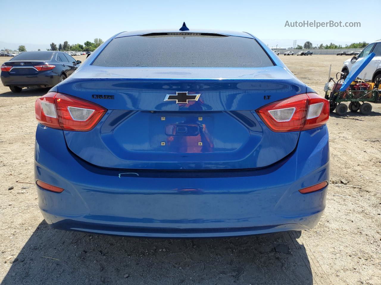 2018 Chevrolet Cruze Lt Blue vin: 1G1BE5SM8J7122162