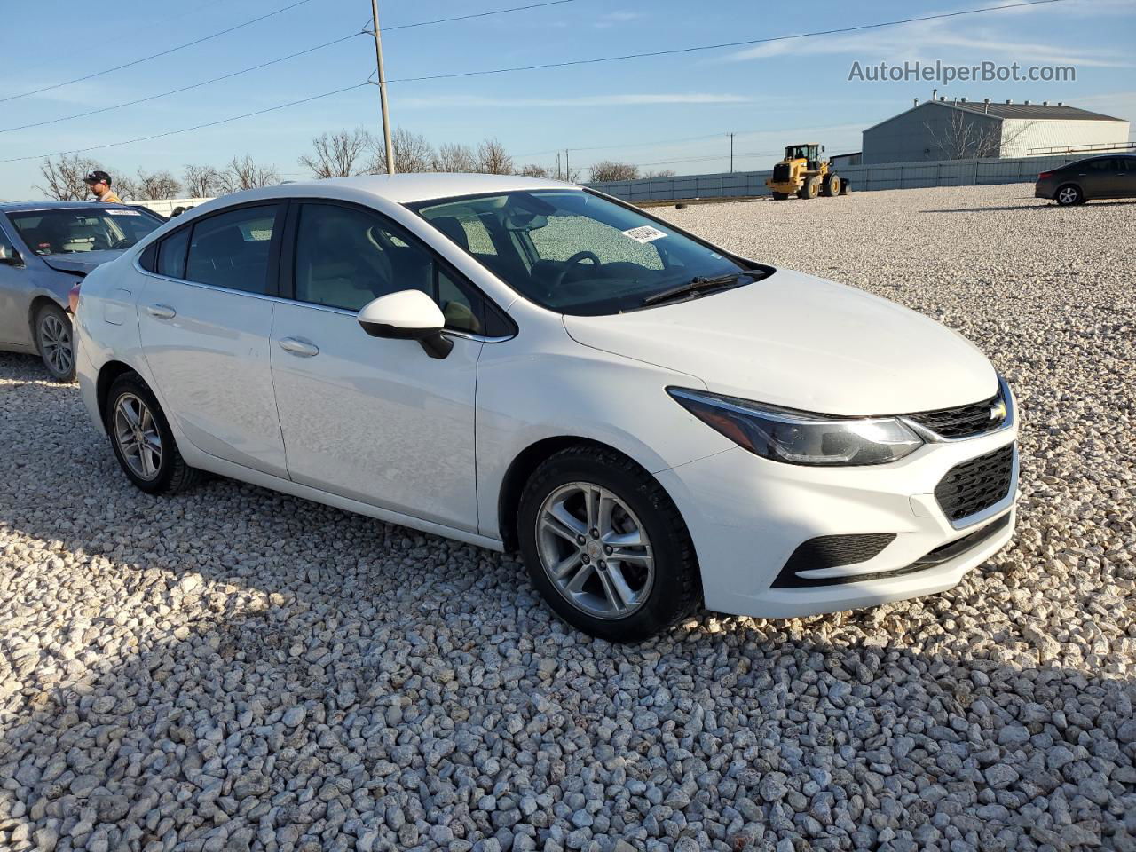 2018 Chevrolet Cruze Lt White vin: 1G1BE5SM8J7127524