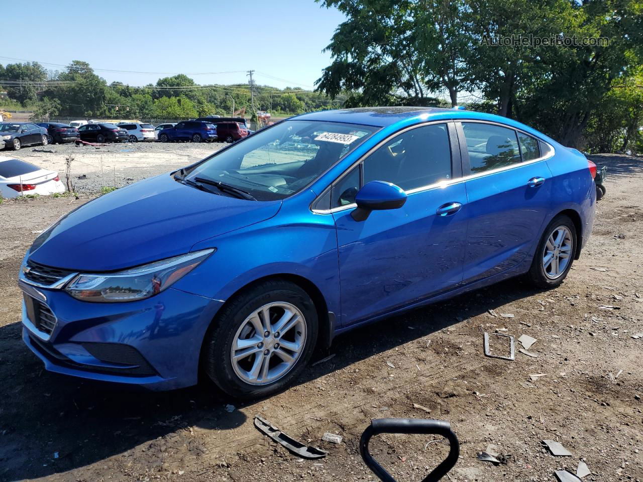 2018 Chevrolet Cruze Lt Blue vin: 1G1BE5SM8J7146056