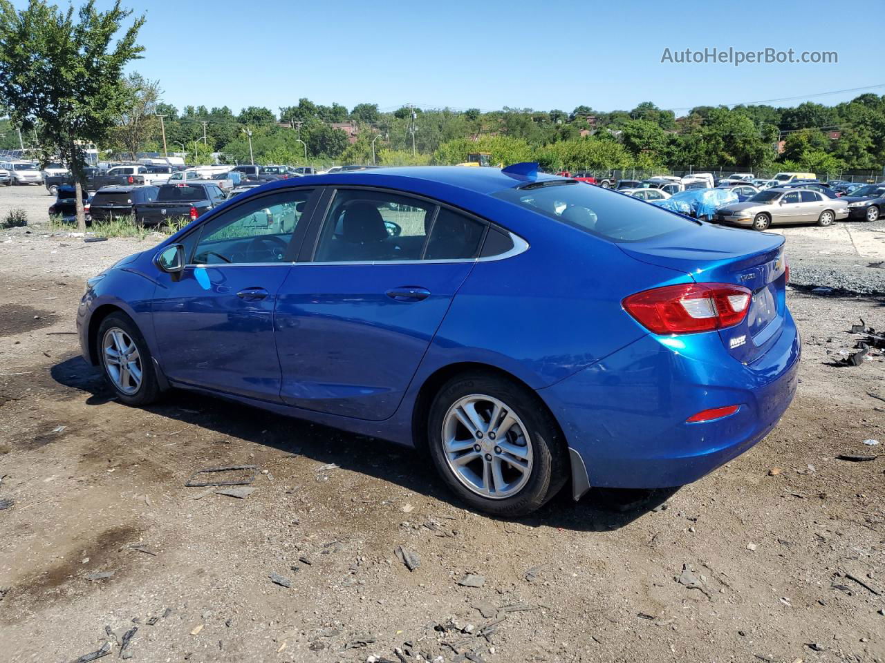 2018 Chevrolet Cruze Lt Blue vin: 1G1BE5SM8J7146056