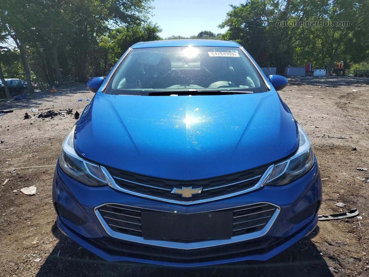 2018 Chevrolet Cruze Lt Blue vin: 1G1BE5SM8J7146056