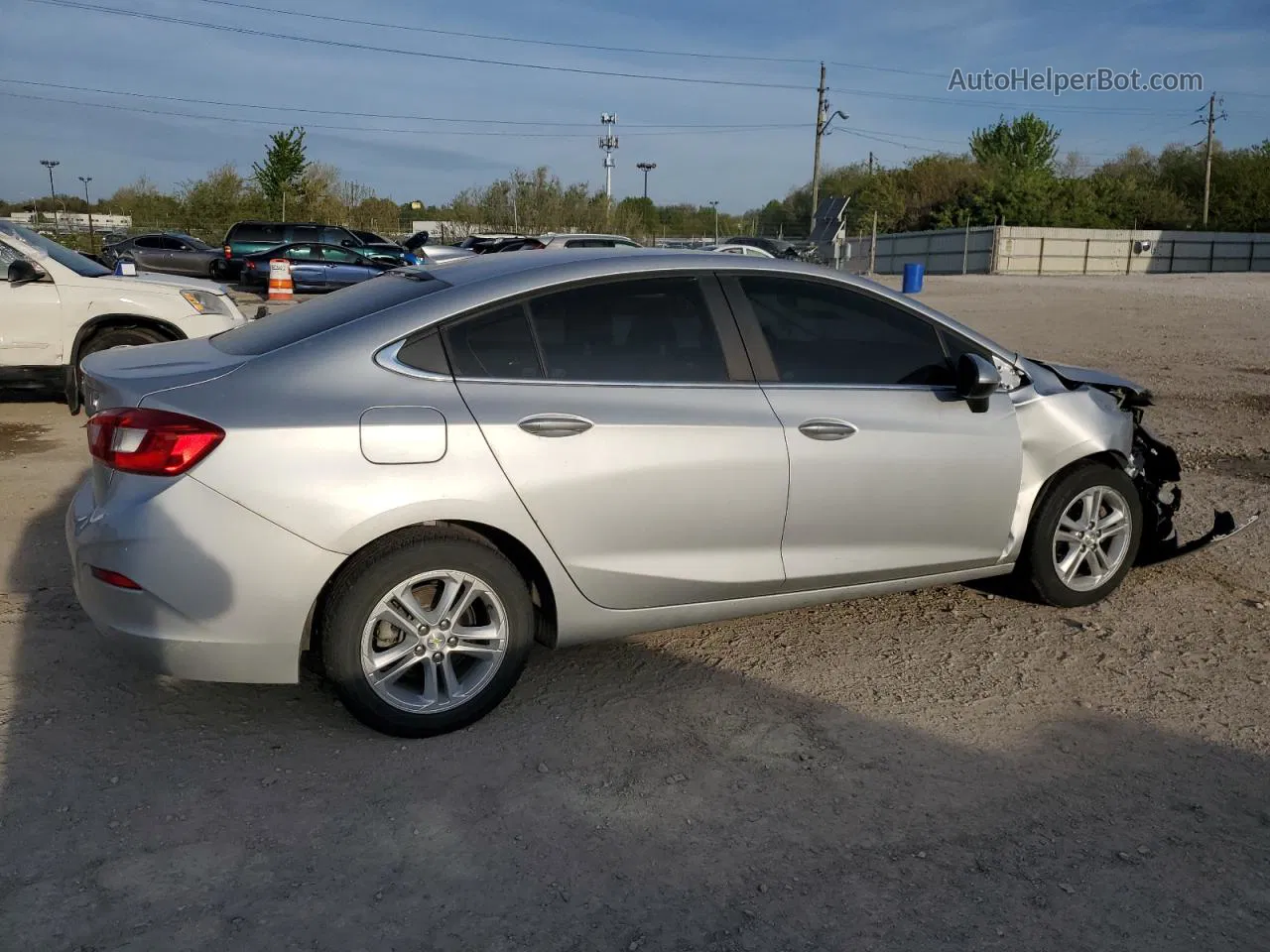 2018 Chevrolet Cruze Lt Silver vin: 1G1BE5SM8J7184483