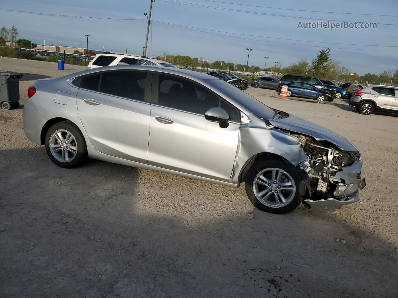 2018 Chevrolet Cruze Lt Silver vin: 1G1BE5SM8J7184483