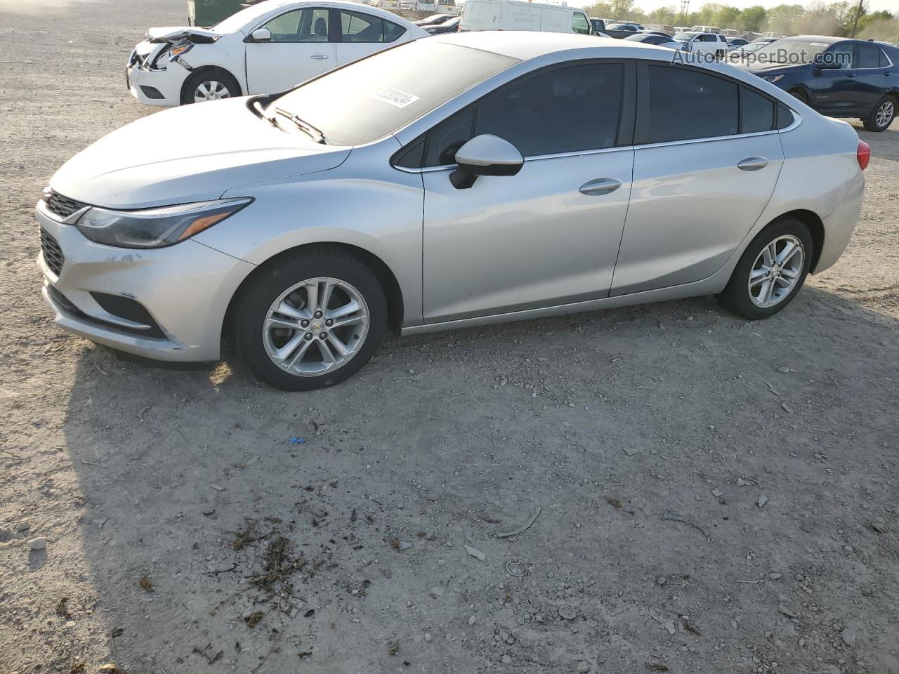 2018 Chevrolet Cruze Lt Silver vin: 1G1BE5SM8J7184483