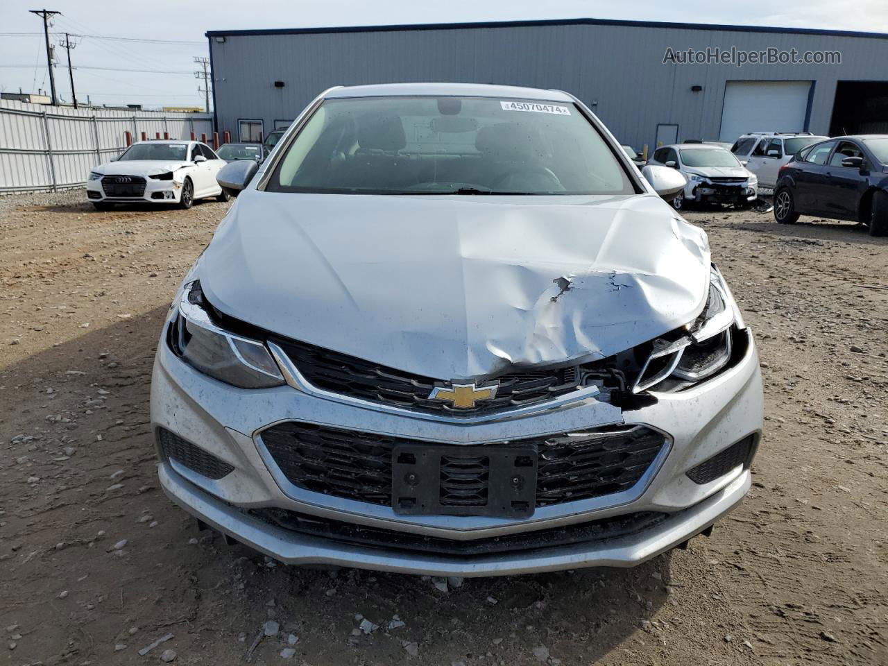 2018 Chevrolet Cruze Lt Silver vin: 1G1BE5SM8J7194799